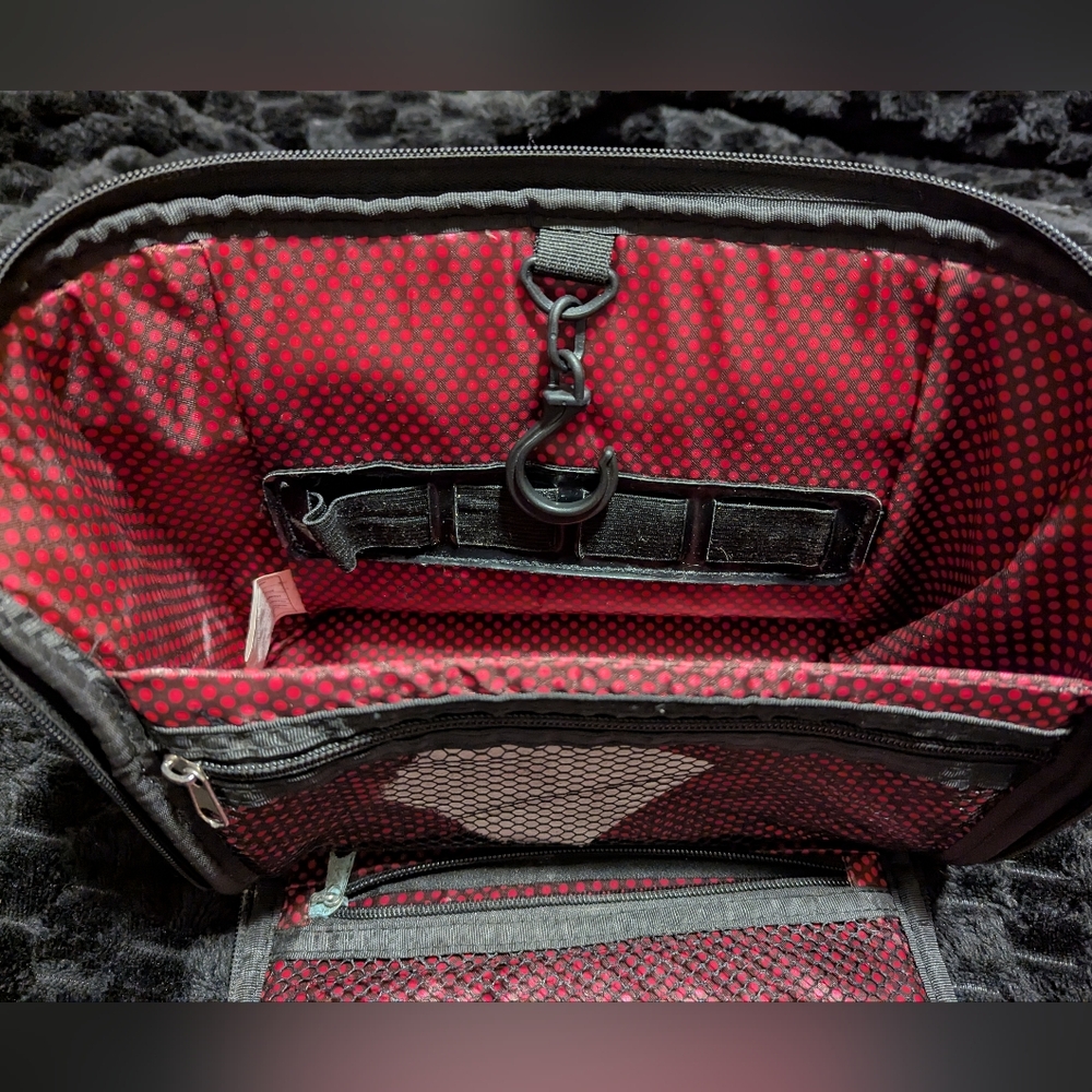 Caboodles Black Travel Hanging Makeup Accessories Case - Picture 5 of 7